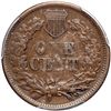 Image 2 : 1864 Indian Head 1C. Bronze, with L