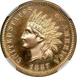 1867 NGC graded Proof Details