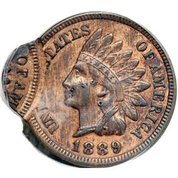 1889 PCGS graded Genuine Mint Error D/S 2nd Strike 90%