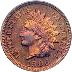 1906 Indian Head 1C PCGS PF66 RD