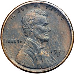 1909-S VDB NGC graded Unc Details Altered Color