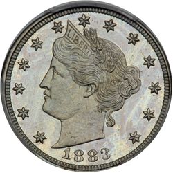 1883 Liberty 5C. With CENTS