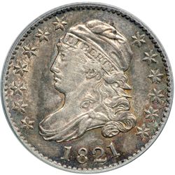 1821 Bust 10C. Lg Date