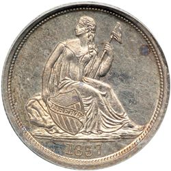 1837 Liberty Seated 10C. Lg Date