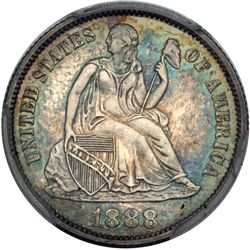 1888 Liberty Seated 10C