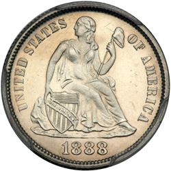 1888 Liberty Seated 10C