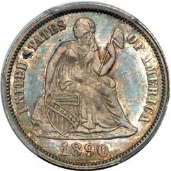 1890 Liberty Seated 10C