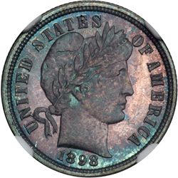 1898 Barber 10C NGC Proof 67