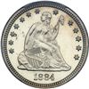 Image 1 : 1884 Liberty Seated 25C
