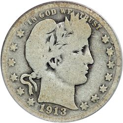 1913-S Barber 25C