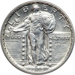 1919-D Liberty Standing 25C