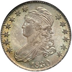 1830. Large 0 Capped Bust Half O-122 Rarity 1
