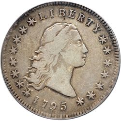 1795 B-12, BB-26 Flowing Hair 3 Leaves Rarity 5