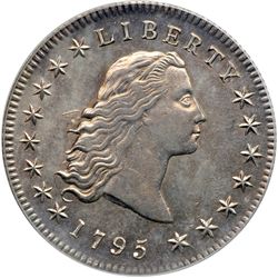 1795 B-5, BB-27 Flowing Hair 3 Leaves Rarity 1