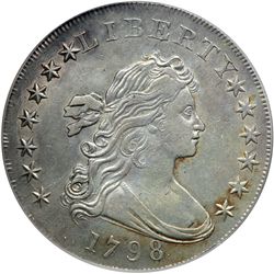 1798 B-17, BB-101 Pointed 9, 5 Lines Rarity 5