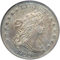 1799 B-17, BB-164 Normal Date 7X6 Stars Rarity 2