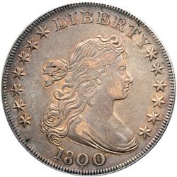 1800 B-11, BB-191 Wide Date Low 8 AMERICAI Rarity 5. PCGS AU50