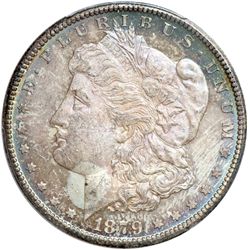 1879-CC Morgan $1. Capped Die