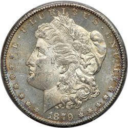 1879-CC Morgan $1. Capped Die