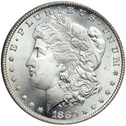 1880-CC Morgan $1. Rev of 1879