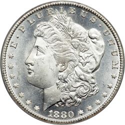 1880-CC Morgan $1. Rev of 1879