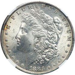 1883-O Morgan $1 NGC MS64*