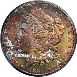 1884-CC Morgan $1