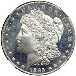 1885-O Morgan $1 NGC MS66
