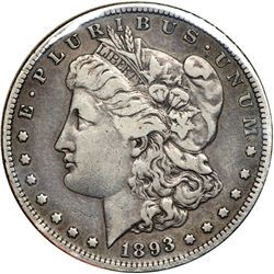 1893-S Morgan $1 NGC VF25