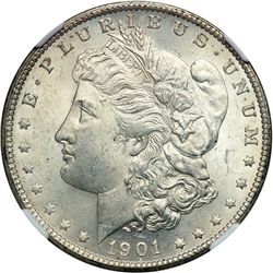 1901-S Morgan $1 NGC MS62