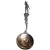 Image 1 : 1852 Sterling Silver Spoon With A Copy Of An 1852 $50 O