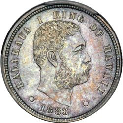1883 Hawaiian Ten Cents