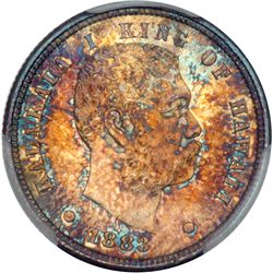 1883 Hawaiian Ten Cents