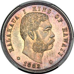 1883 Hawaiian Ten Cents