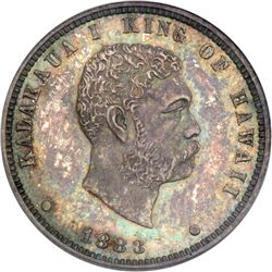 1883 Hawaiian Eighth $1 PCGS Proof 66