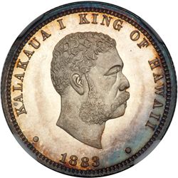 1883 Hawaiian Quarter Dollar