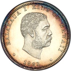 1883 Hawaiian Quarter Dollar