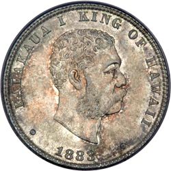 1883 Hawaiian 25C