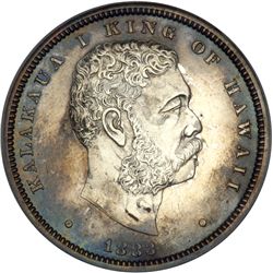 1883 Hawaiian 50C