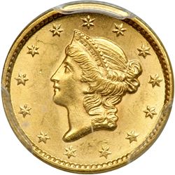 1851 $1 Gold Liberty