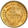 Image 2 : 1853 $1 Gold Liberty