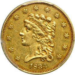 1834 $2.50 Classic Head