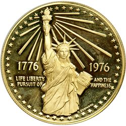 1976 American Revolution Bicentennial Gold Medal