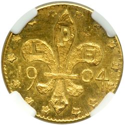 1904 MO H-61-320 Gold 25c