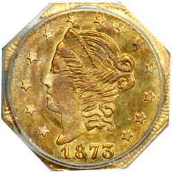 1873 Half Dollar Octagonal Liberty. BG-915 Low Rarity 4