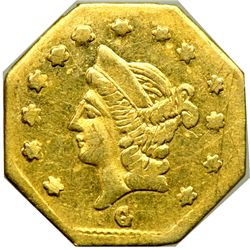 1864 Half Dollar Octagonal Liberty BG-917 Rarity 4