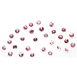 Natural 3.2ctw Pink Tourmaline Round 3-3.5mm (29) Stone