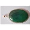 Image 1 : Natural 92.70 ctw Green Onex Pendant .925 Sterling