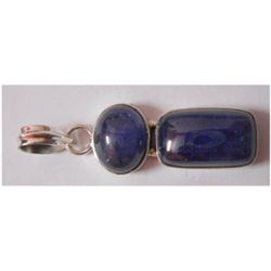 Natural 28.80 ctw Tanzanite Pendant 925 Sterling