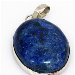 Natural 95.69 ctw Semi Precious .925 Sterling Pendant